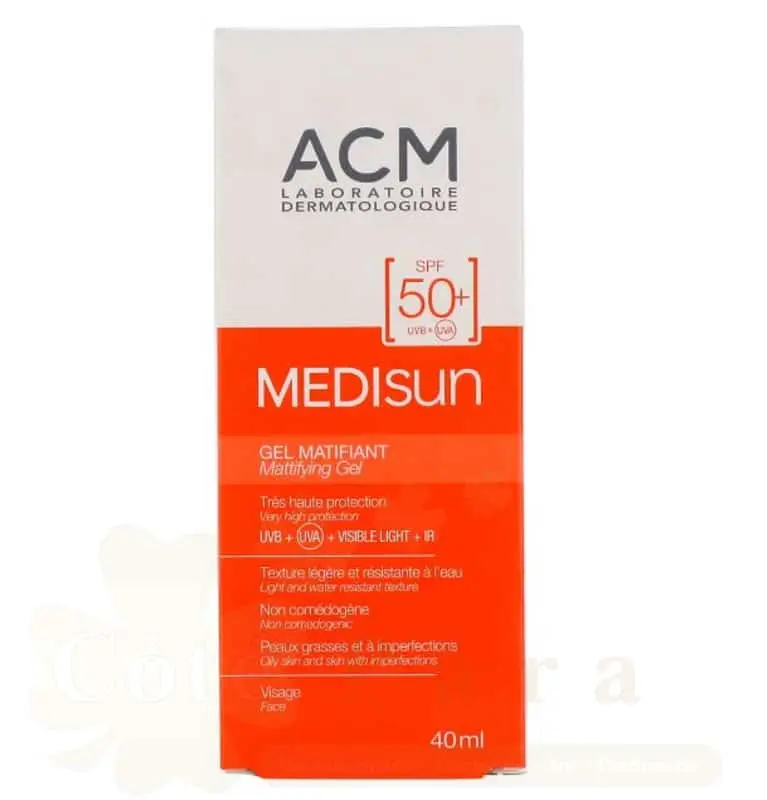 ACM MEDISUN GEL ECRAN MATIFIANT SPF50+ 40M